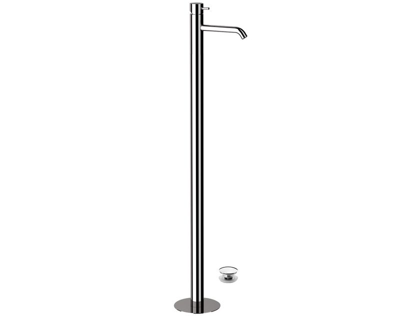 TIMACO Rubinetto da bagno, miscelatore monocomando per lavabo, lavandino, acqua calda e fredda disponibile,nero e oro
