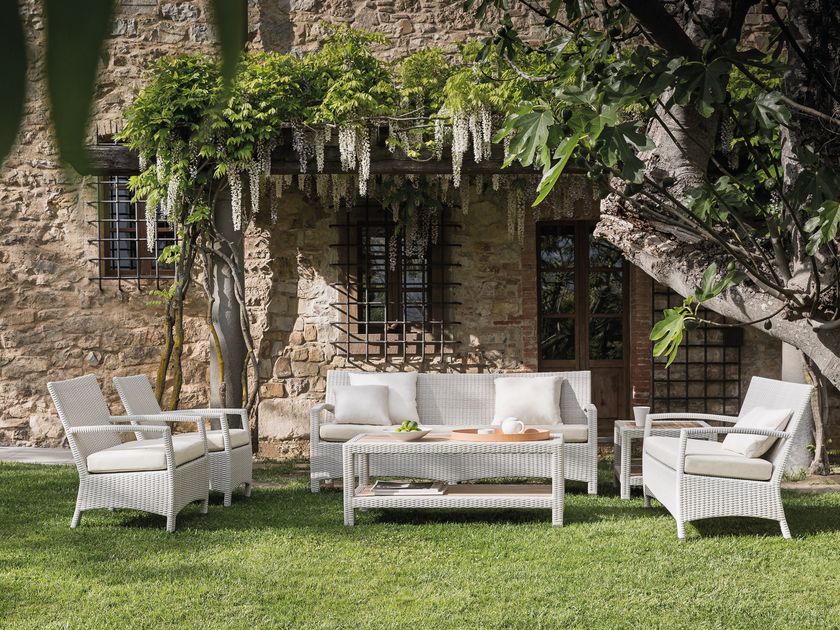 TONGA | Garden side table By Il Giardino di Legno