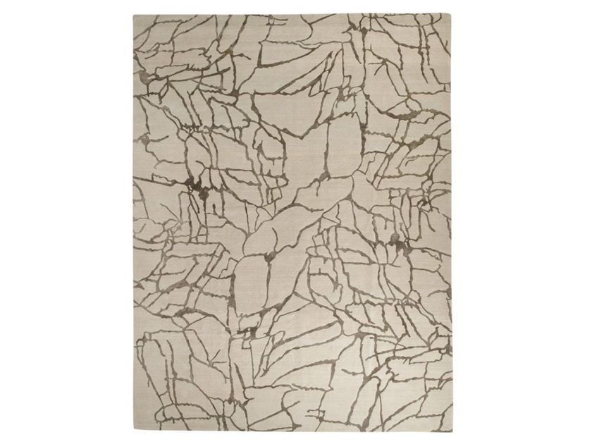 Handmade rectangular wool rug TRACERY By Kelly Wearstler design Kelly ...