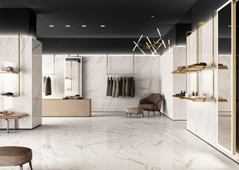 Wandverkleidung / Bodenbelag aus Feinsteinzeug TRILOGY By Panaria Ceramica