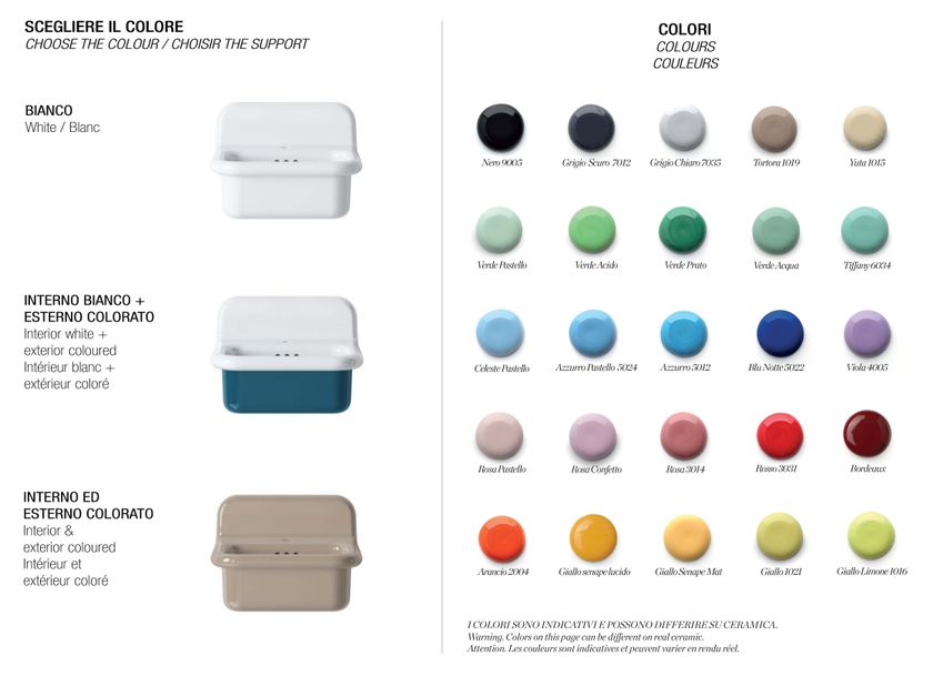 TRUE COLORS LITE TCL45 Washbasin By BLEU PROVENCE | design Emanuele ...