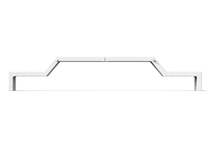 TWIN Backless HPC bench By Metalco | design Massimo Tasca