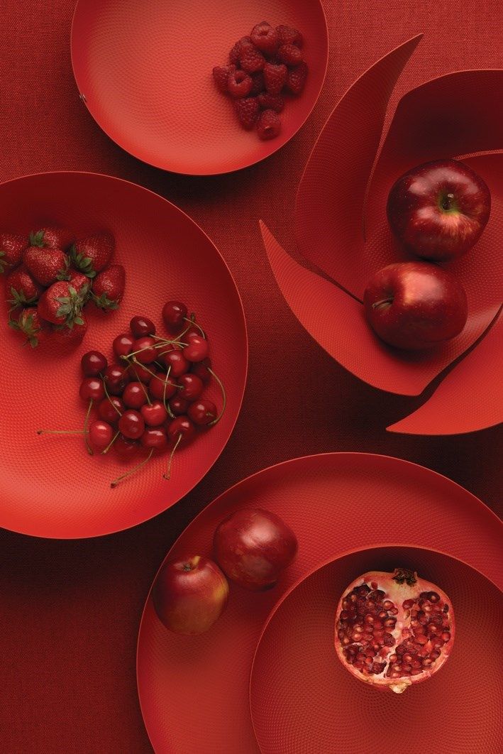 Portafrutta in acciaio TWIST AGAIN Collezione Texture & Colors By ...