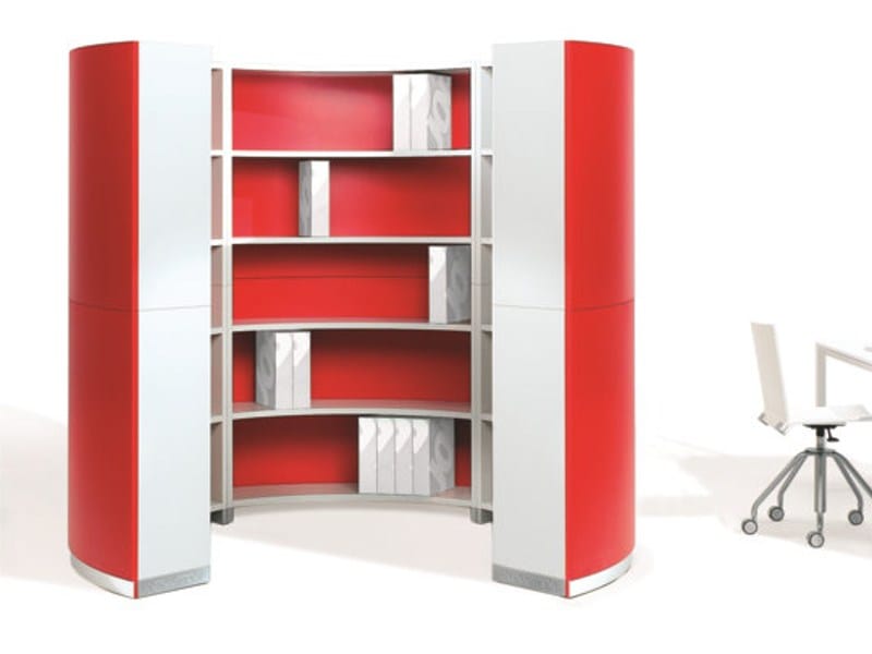 TWIST Freestanding office shelving Twist Collection By NEWTOM by