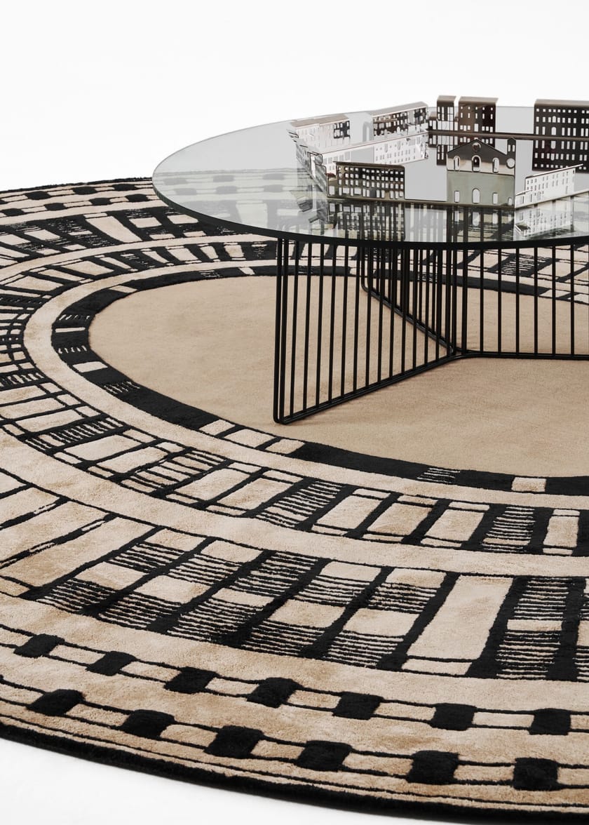 ANFITEATRO by Tapis Rouge - Tappeto fatto a mano in lana e seta - 8