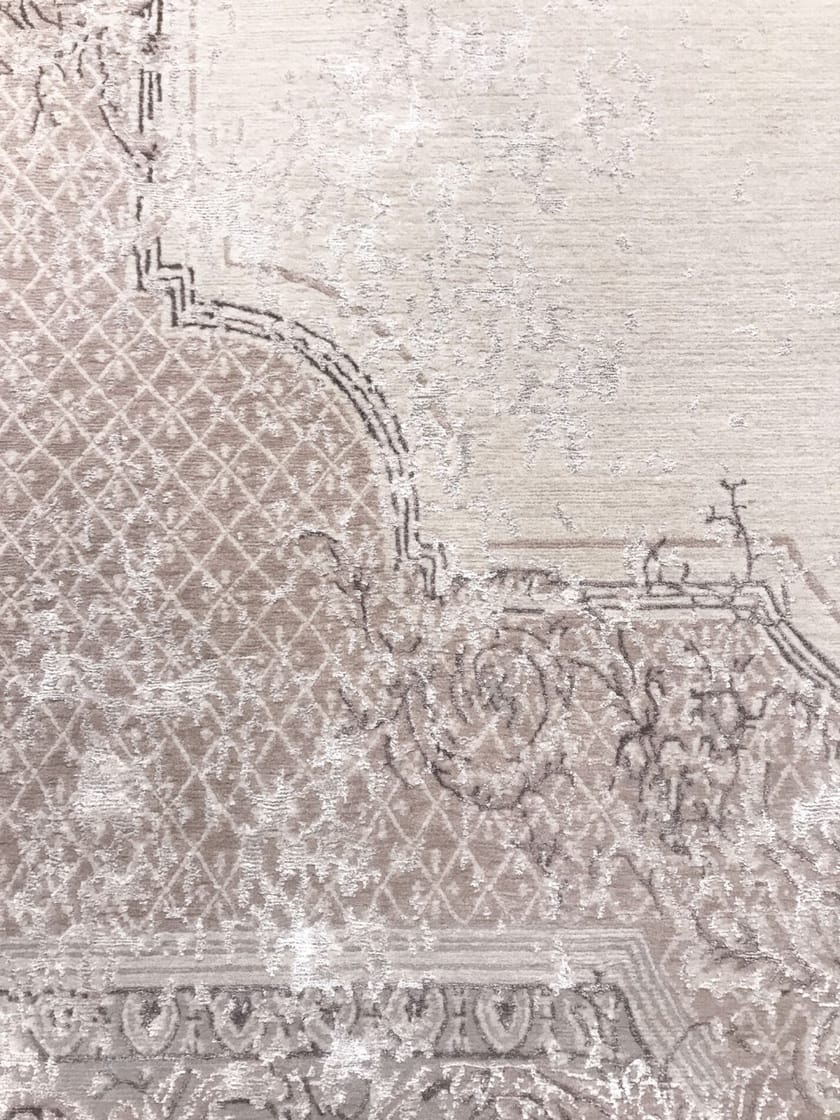 AUBUSSON VINTAGE DUSTY ROSE by Tapis Rouge - Tappeto rettangolare fatto a mano - 8