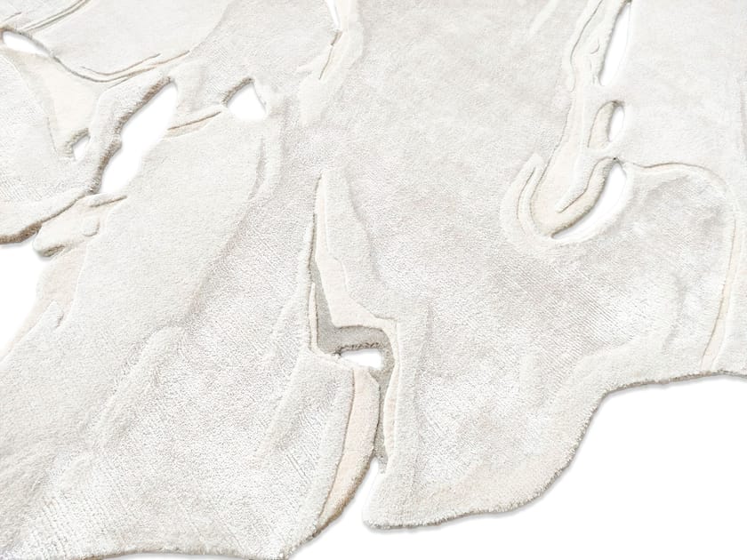 BIANCO by Tapis Rouge - Tappeto curvo fatto a mano - 2