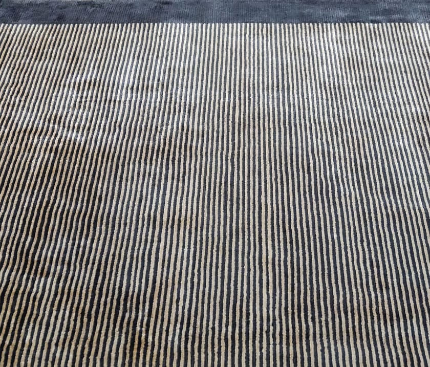 BRETON BLACK by Tapis Rouge - Tappeto rettangolare fatto a mano - 3