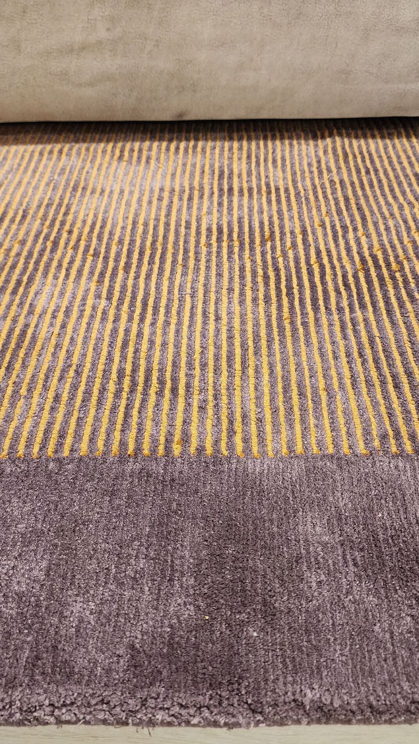 BRETON PURPLE by Tapis Rouge - Tappeto rettangolare fatto a mano - 6