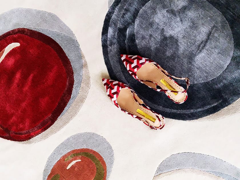 BUBBLES by Tapis Rouge - Tappeto rettangolare fatto a mano - 6