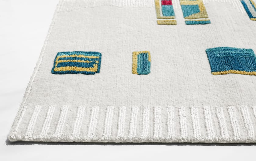CAMARILLO BLANC by Tapis Rouge - Tappeto rettangolare fatto a mano - 5