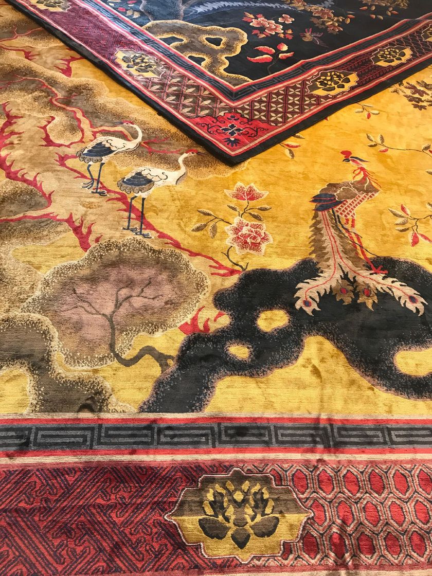 CHINESE PHEONIX ANTIQUE GOLD Rug By Tapis Rouge