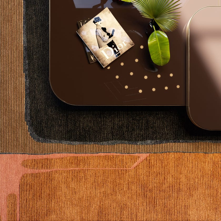 COMPOSITION XIII.I by Tapis Rouge - Tappeto rettangolare fatto a mano - 4