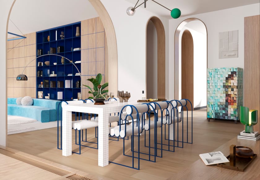 COMPOSITION XIV.II by Tapis Rouge - Tappeto rettangolare fatto a mano - 2