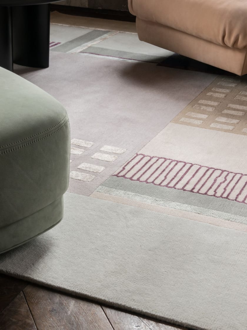 COMPOSITION XVIII by Tapis Rouge - Tappeto rettangolare fatto a mano - 5