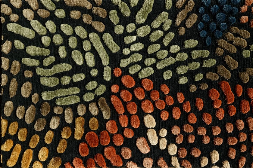 FIAMETTA GIARDINO IN AUTUNNO by Tapis Rouge - Tappeto fatto a mano in lana e seta - 5