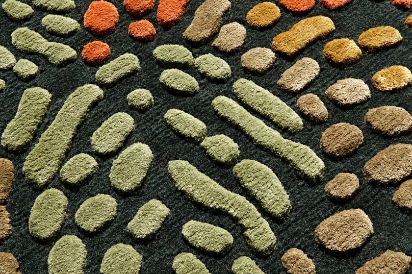 FIAMETTA GIARDINO IN AUTUNNO by Tapis Rouge - Tappeto fatto a mano in lana e seta - 8