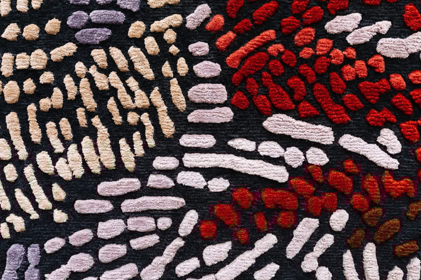 FIAMETTA GIARDINO IN PRIMAVERA by Tapis Rouge - Tappeto fatto a mano in lana e seta - 3
