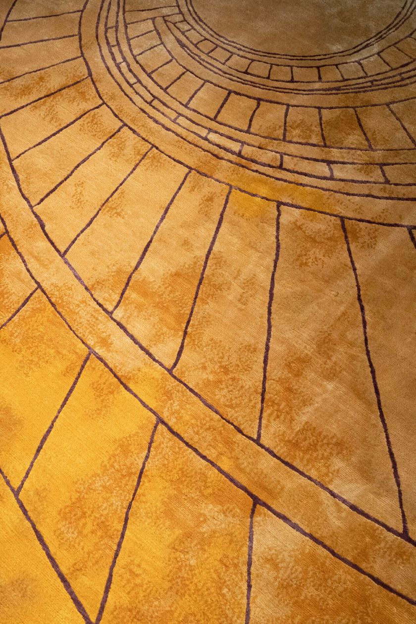 FIRENZE RUGGINE D`ORO by Tapis Rouge - Tappeto rettangolare fatto a mano - 3