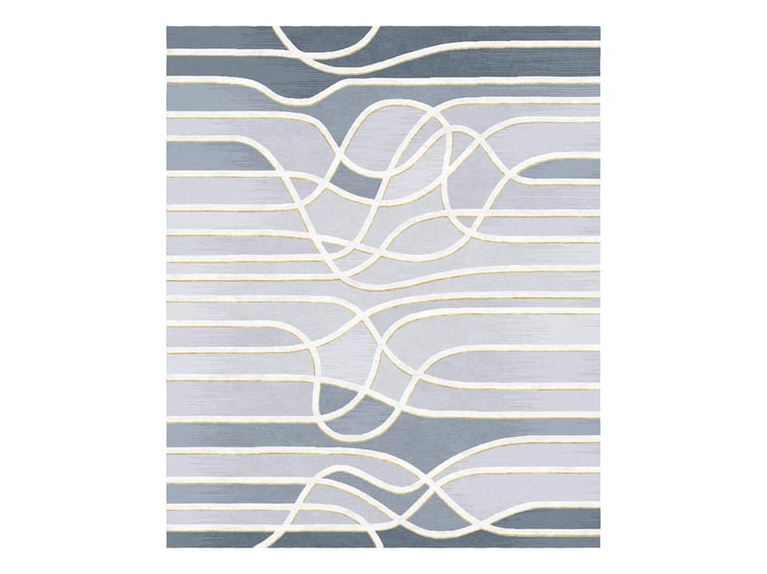 LA SEINE L`APRES MIDI by Tapis Rouge - Tappeto rettangolare fatto a mano - 2