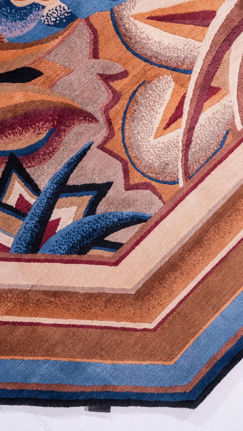 LELEU PAULINE ORANGERY by Tapis Rouge - Tappeto fatto a mano in seta - 5