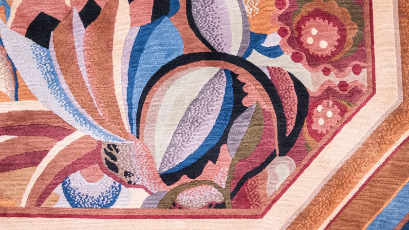 LELEU PAULINE ORANGERY by Tapis Rouge - Tappeto fatto a mano in seta - 9