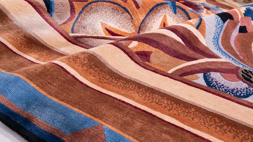 LELEU PAULINE ORANGERY by Tapis Rouge - Tappeto fatto a mano in seta - 15