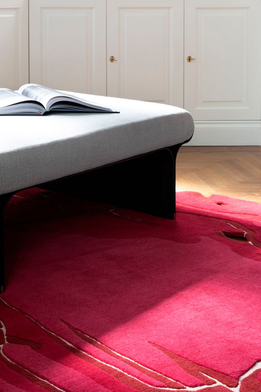 MAGENTA by Tapis Rouge - Tappeto curvo fatto a mano - 3