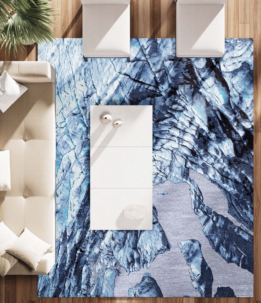 MELTING GLACIER by Tapis Rouge - Tappeto rettangolare taftato a mano - 3