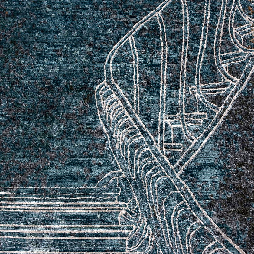 NAPOLI SMERALDO by Tapis Rouge - Tappeto rettangolare fatto a mano - 3