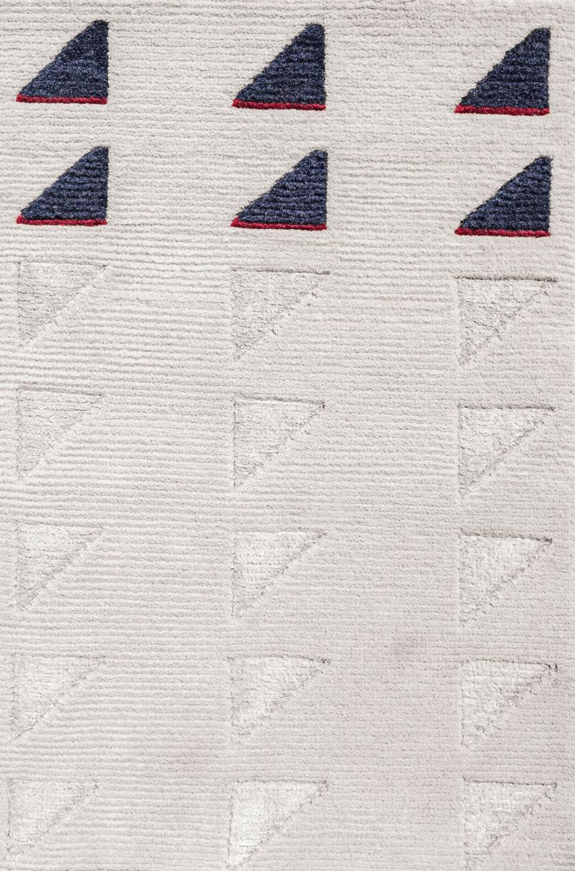 SELLERO GRIGIO CHIARO by Tapis Rouge - Tappeto rettangolare fatto a mano - 5