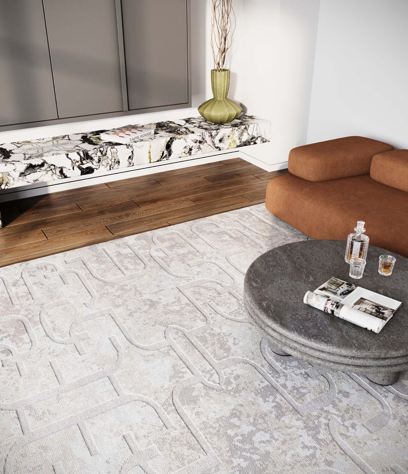 SILVER CHANTS by Tapis Rouge - Tappeto rettangolare fatto a mano - 4