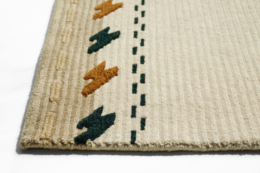 SONICO TORTORA by Tapis Rouge - Tappeto rettangolare fatto a mano - 4
