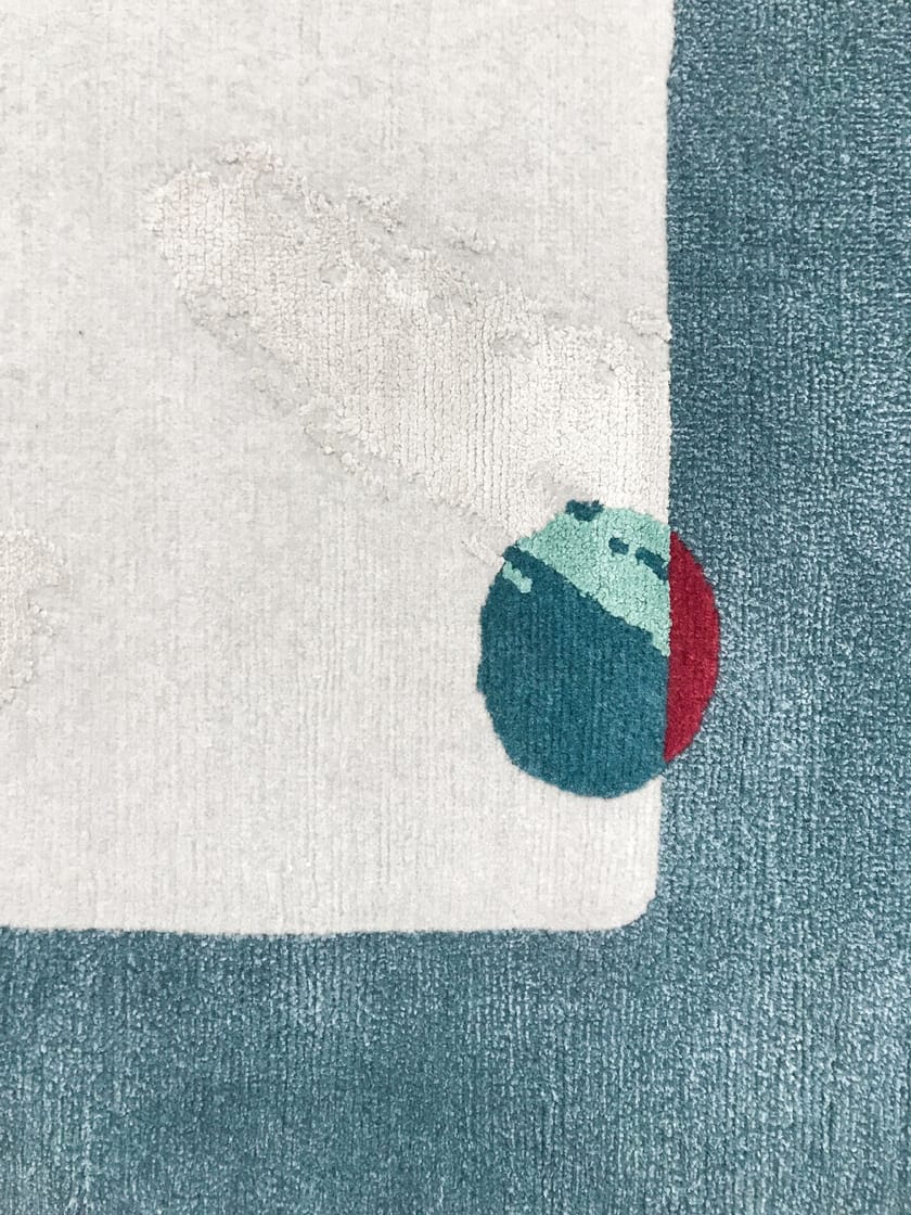 YUKI BLU by Tapis Rouge - Tappeto rettangolare fatto a mano - 2
