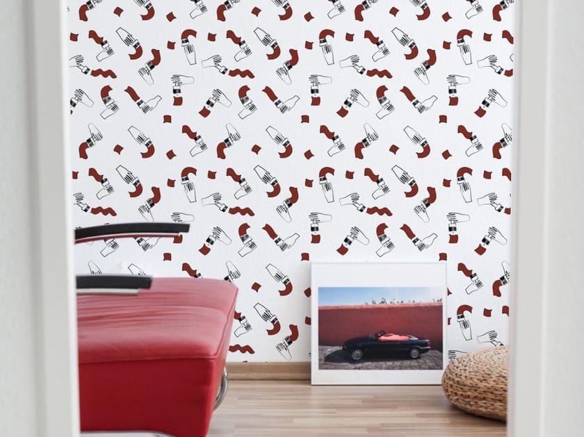 HANDPAINTED by Texturae - Carta da parati a motivi - 7