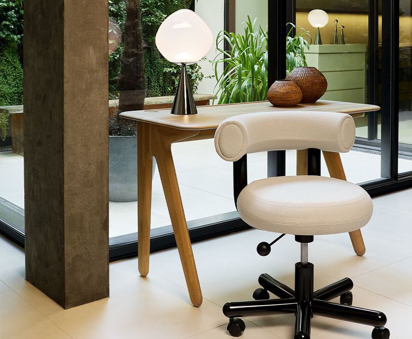 FAT WORK Chair with castors By Tom Dixon