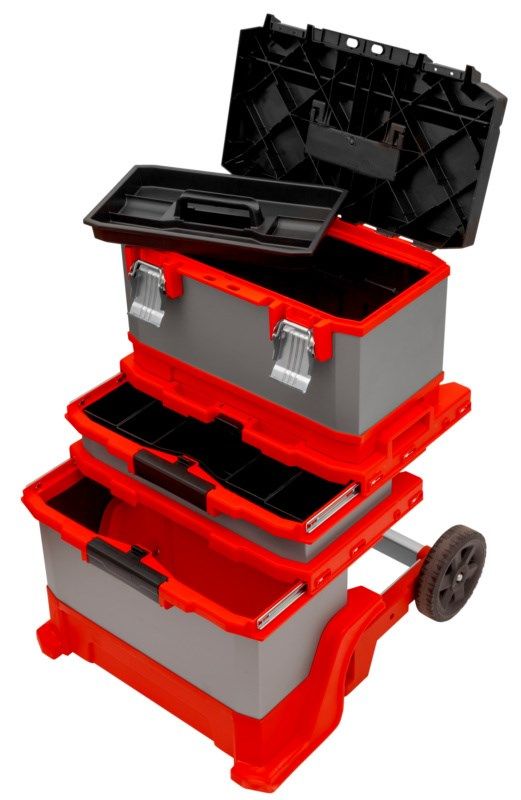 Carrello Porta Attrezzi Con 8 Cassetti – Officina Da 42 Pollici In Metallo, Con Ruote E Cassetto Superiore Rimovibile, Capacità 550 Libbre
