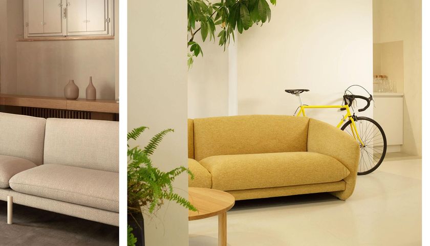 NOT SOFA 3 seater fabric sofa By True Design | design E-ggs