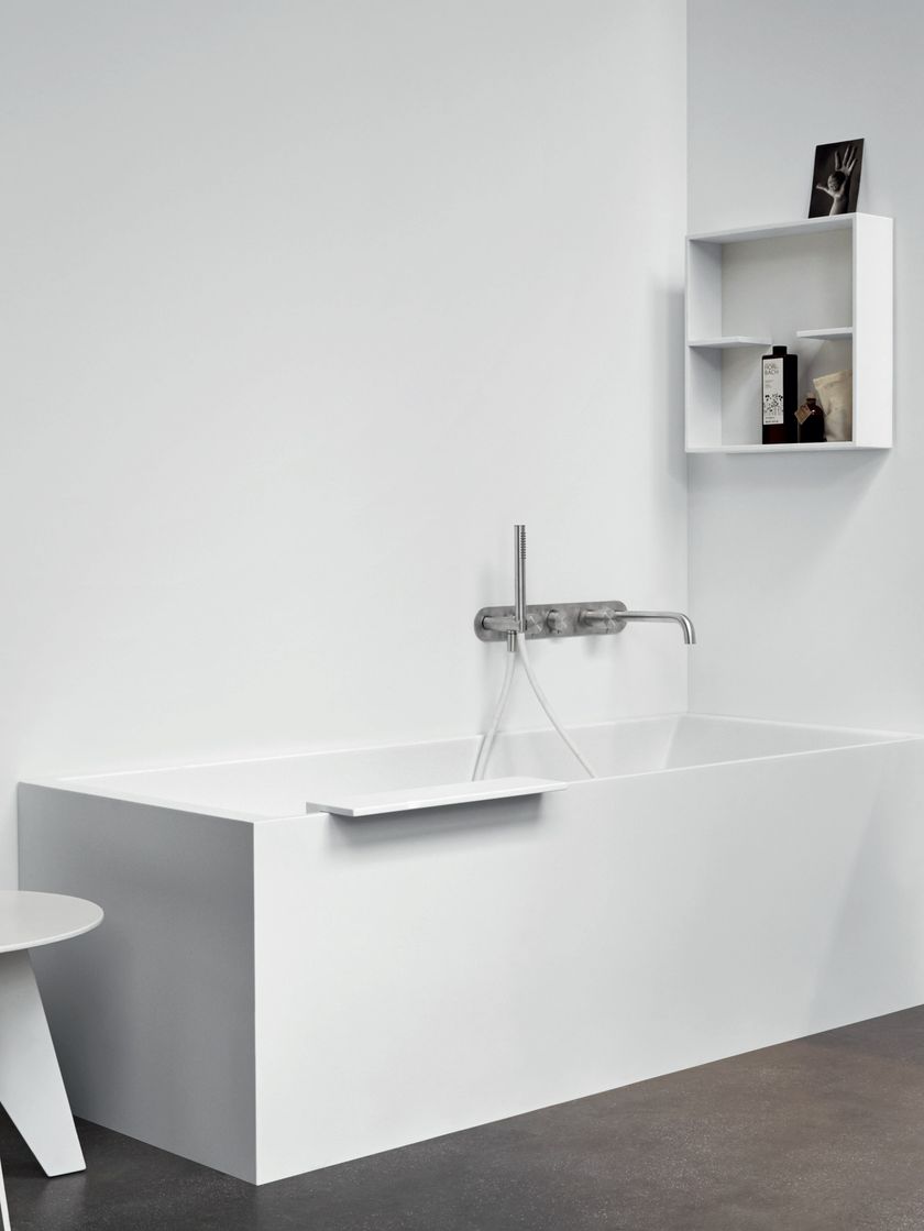 Mini Vasca Da Bagno In Miniatura Per Casa Delle Bambole, Scala 1:12, Plastica Bianca Con Pallina Blu, Accessorio Arredo
