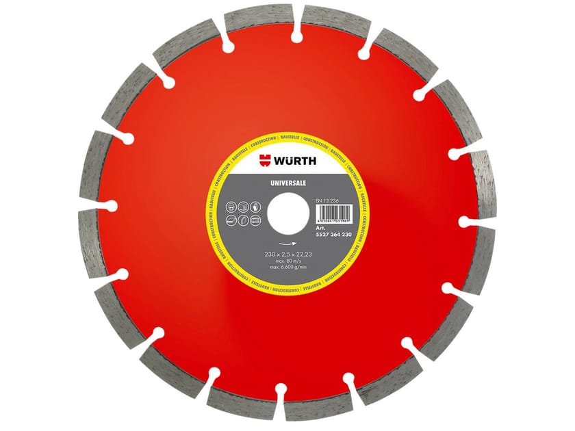 Cutting Diamondcoated Disc Universal diamond cutting disc By Würth