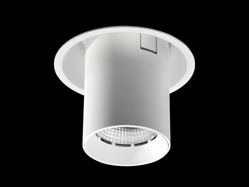 Punto Luce Led 1W Faretto Da Incasso Rotondo Argento Satinato IP20 Bianco Caldo 3000k Wisdom