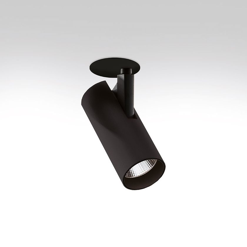 VECTOR LED semi-inset adjustable aluminium spotlight By Artemide