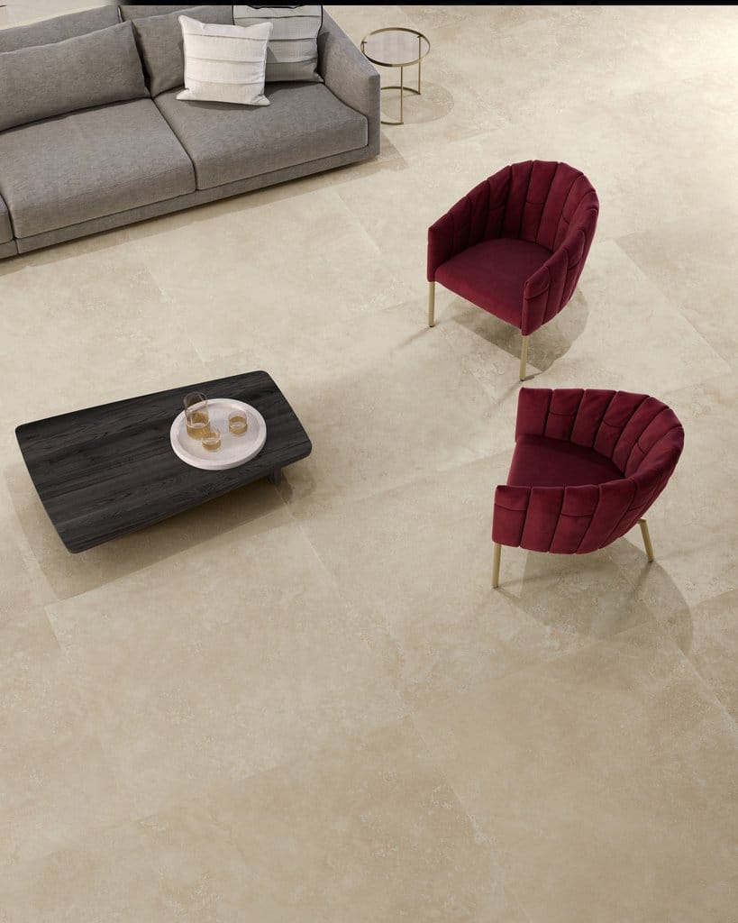 Porcelain stoneware wall/floor tiles with marble effect VIA APPIA CROSS