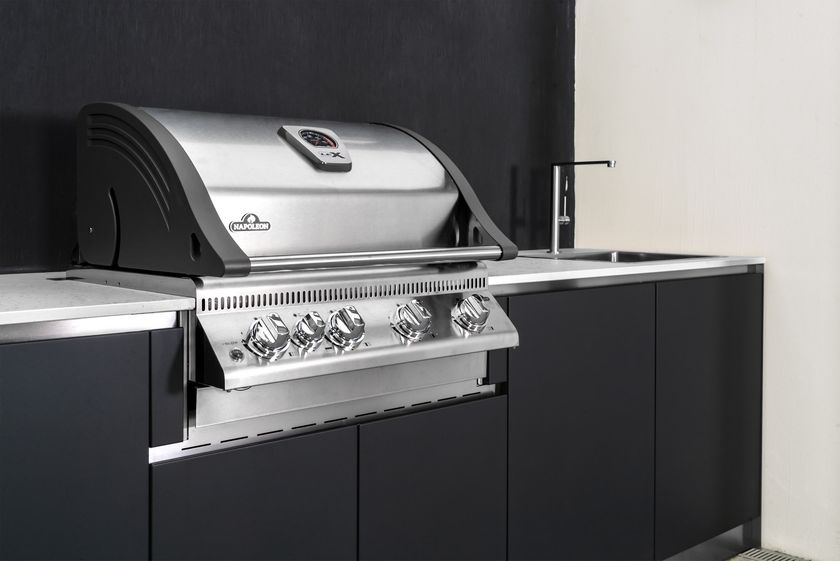 Forno affumicatore multifunzione in acciaio inox Cr con finestra e accessori