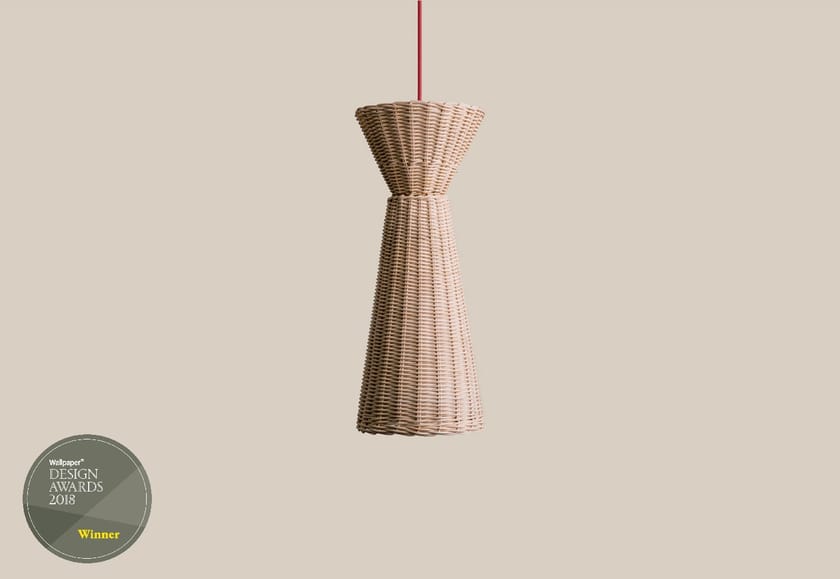 VICEVERSA by Bottega Intreccio - Lampada a sospensione in midollino - 2
