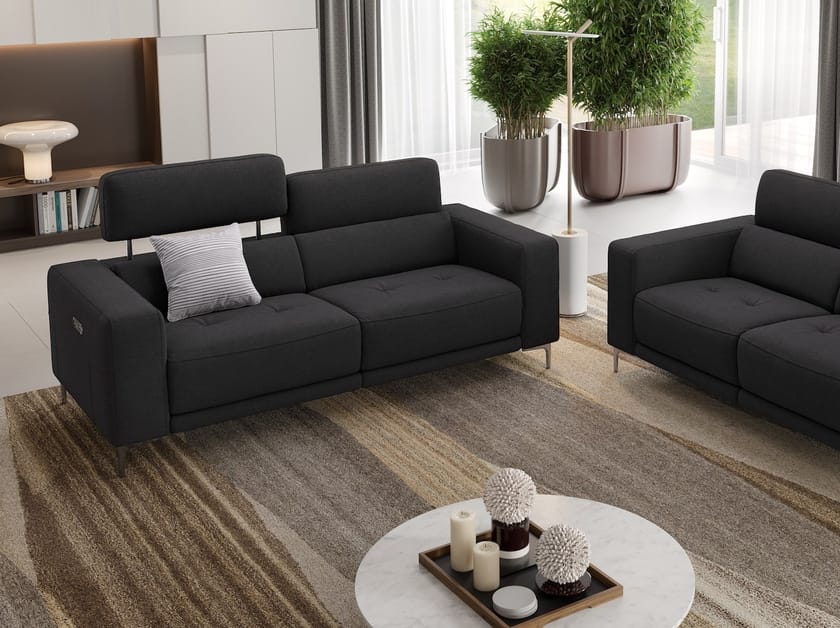 VIGO Sofá 3 plazas de tela By Sofanella