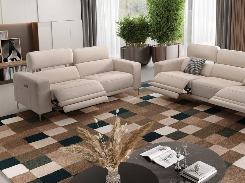 VIGO Sofá 3 plazas de tela By Sofanella