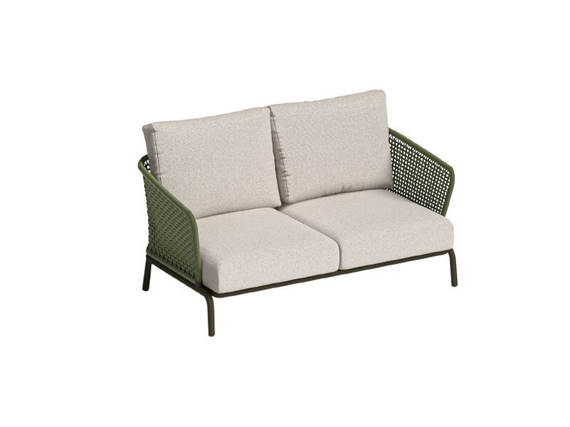 ABRAZO 2 seater garden sofa with alminium structure By VINEKO