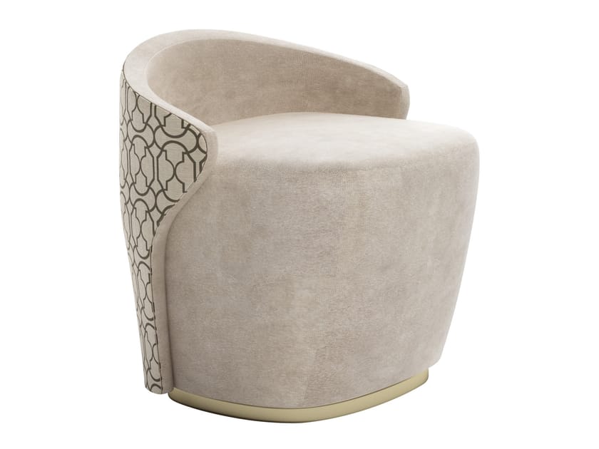 Fabric easy chair with armrests VORTEX S by Capital Collection