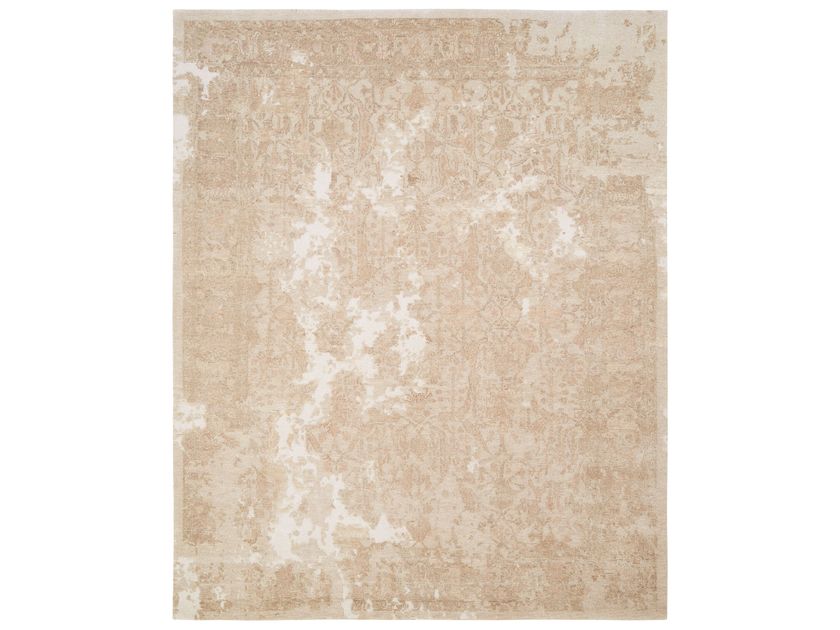 MAHAL CLASSIC Rectangular handmade wool and silk rug By Vartian